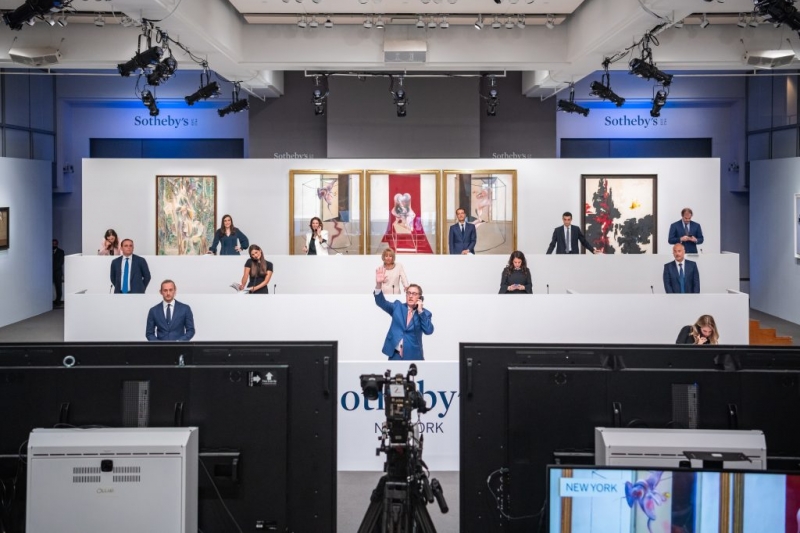 Led by a Sizzling Bacon, Sotheby’s First-Ever Hybrid Contemporary Evening Sale Format Nets an Impressive $300.4 Million